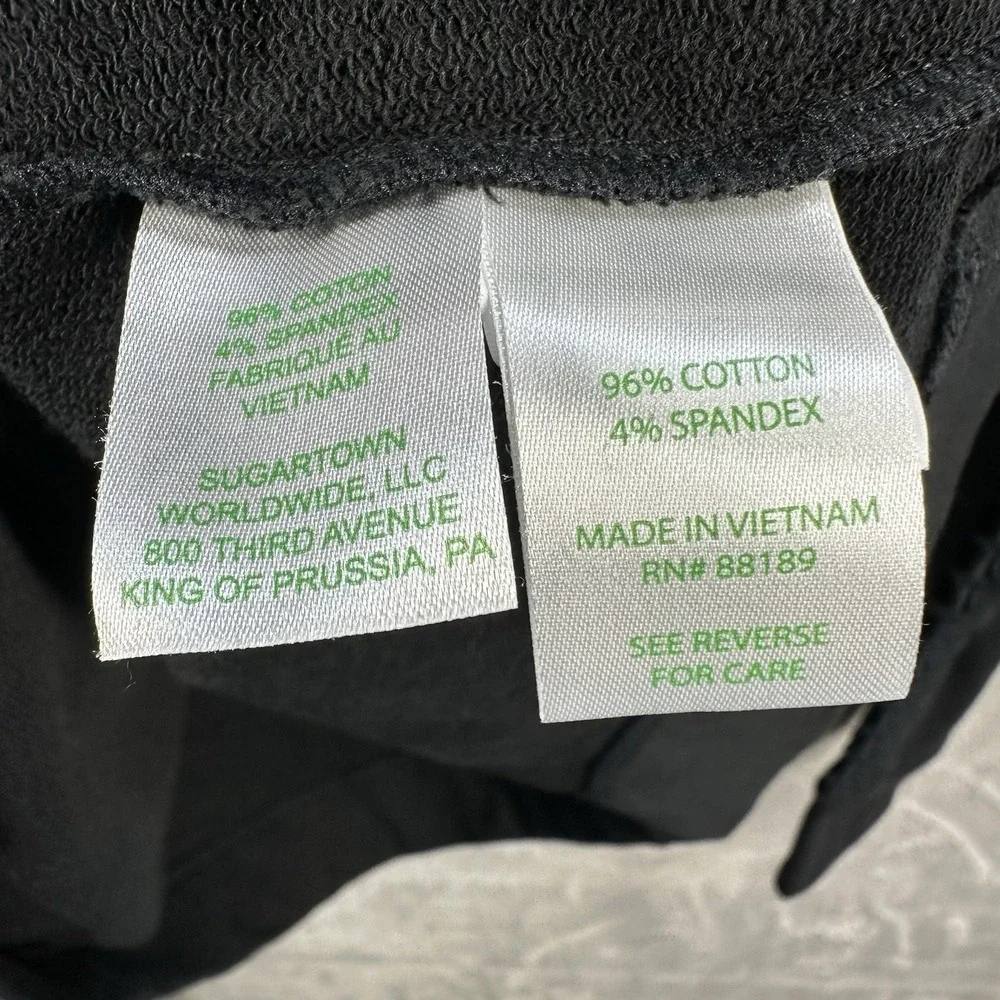 Lilly Pulitzer Sweatshirt Women's L Black Half Zip Top Cut Out Details Pocket - Picture 4 of 8